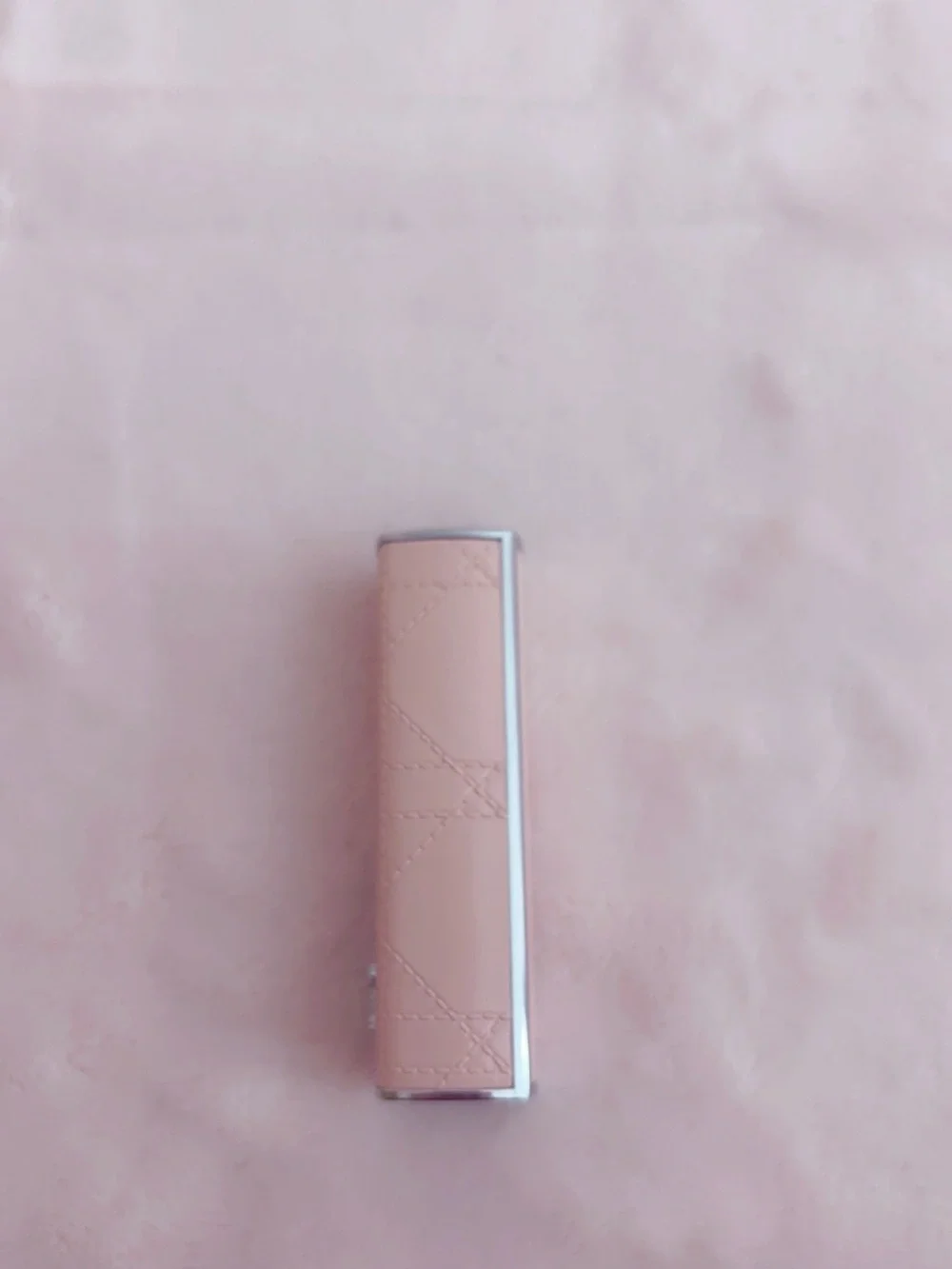 Dior Pink Addict Lipstick case pink cannage